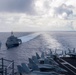 USS Theodore Roosevelt Refuels USS Mobile in Pacific Ocean