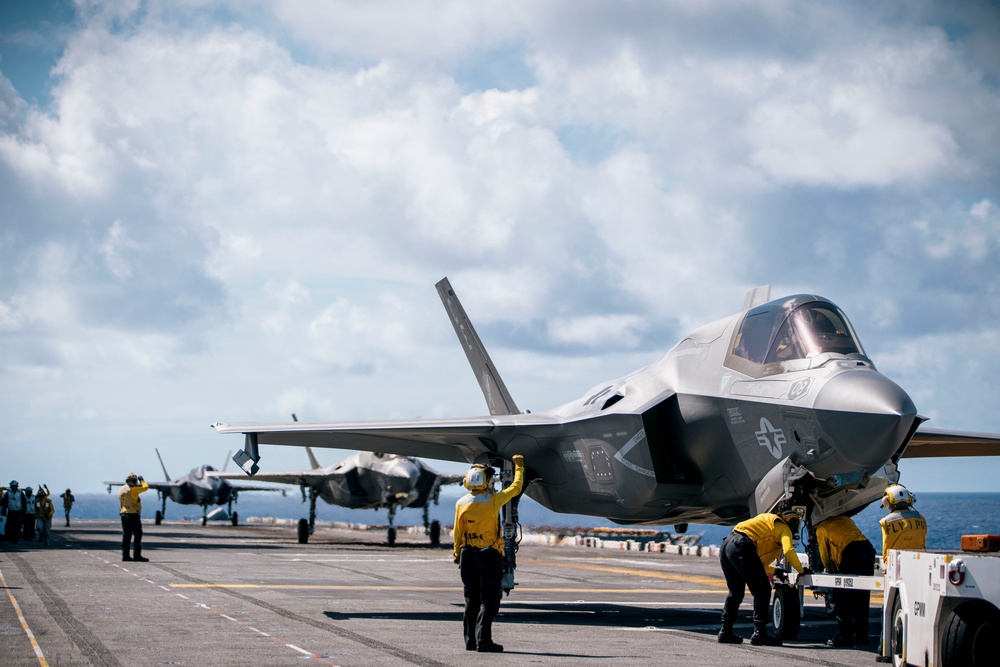 VMFA-225 Conducts Large-Force Air Defense Exercise Aboard USS Boxer