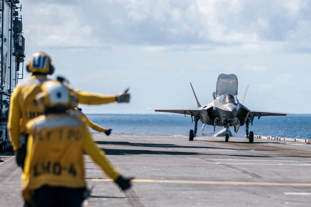 VMFA-225 Conducts Large-Force Air Defense Exercise Aboard USS Boxer