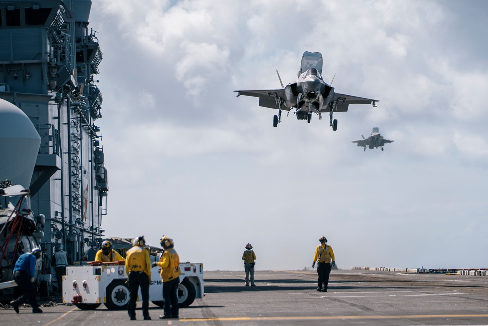 VMFA-225 Conducts Large-Force Air Defense Exercise Aboard USS Boxer