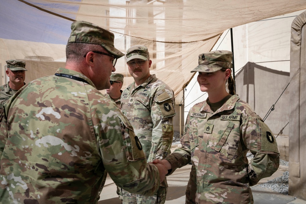 HHBN, 34ID recongizes Soldier and NCO of the Month - September