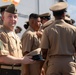 Marine Gunnery Sergeant Appointed Chief Petty Officer During Pinning Ceremony