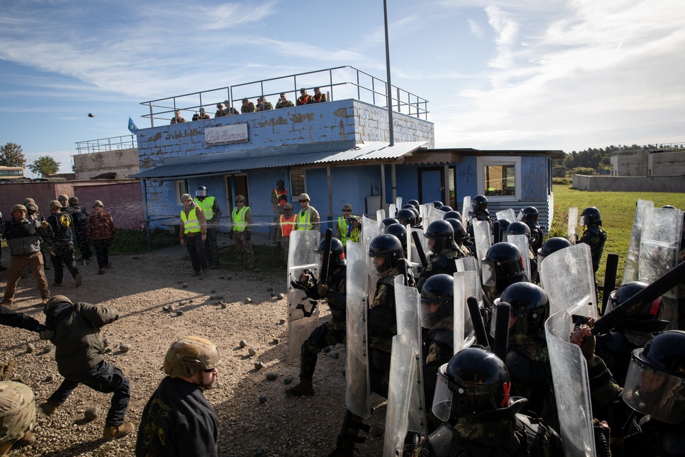 KFOR 34 Conducts Crowd Riot Control Training