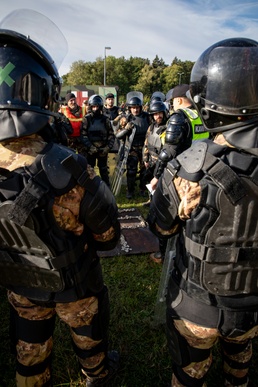 KFOR 34 Conducts Crowd Riot Control Training