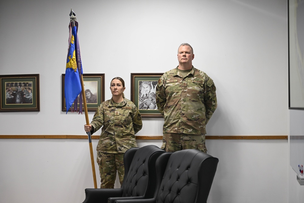 386th AEW salutes new commander