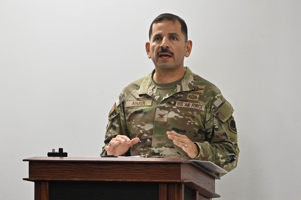 386th AEW salutes new commander