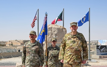 386th AEW salutes new commander