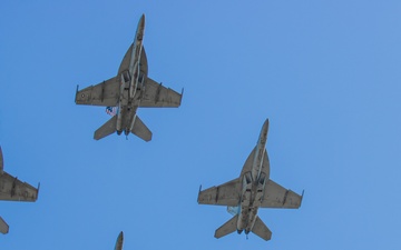 Navy Honors Longest-Living President with Historic 100th Birthday Flyover