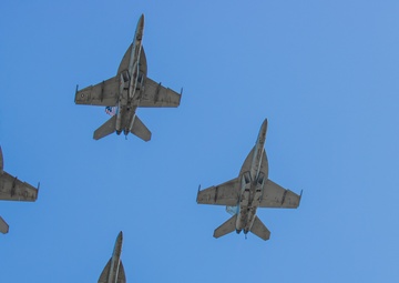 Navy Honors Longest-Living President with Historic 100th Birthday Flyover