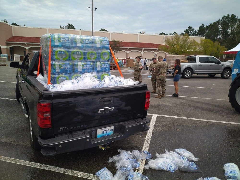 Valdosta Army recruiters provide assistance following Hurricane Helene