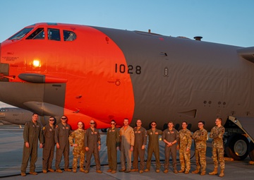 Test and Evaluation B-52 Orange Tail Landing