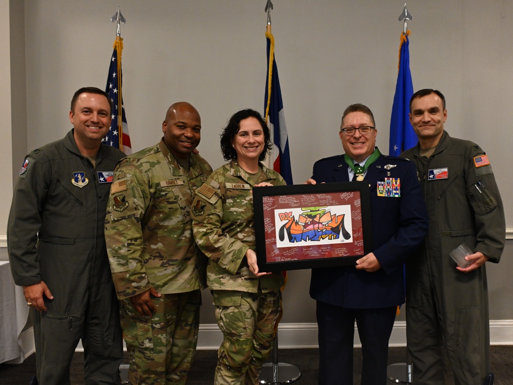 TXANG Flight Surgeon celebrates retirement after 31 years of service