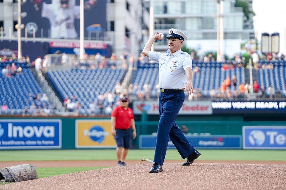 2024 Coast Guard Day Pre-Game Ceremony Washington Nationals