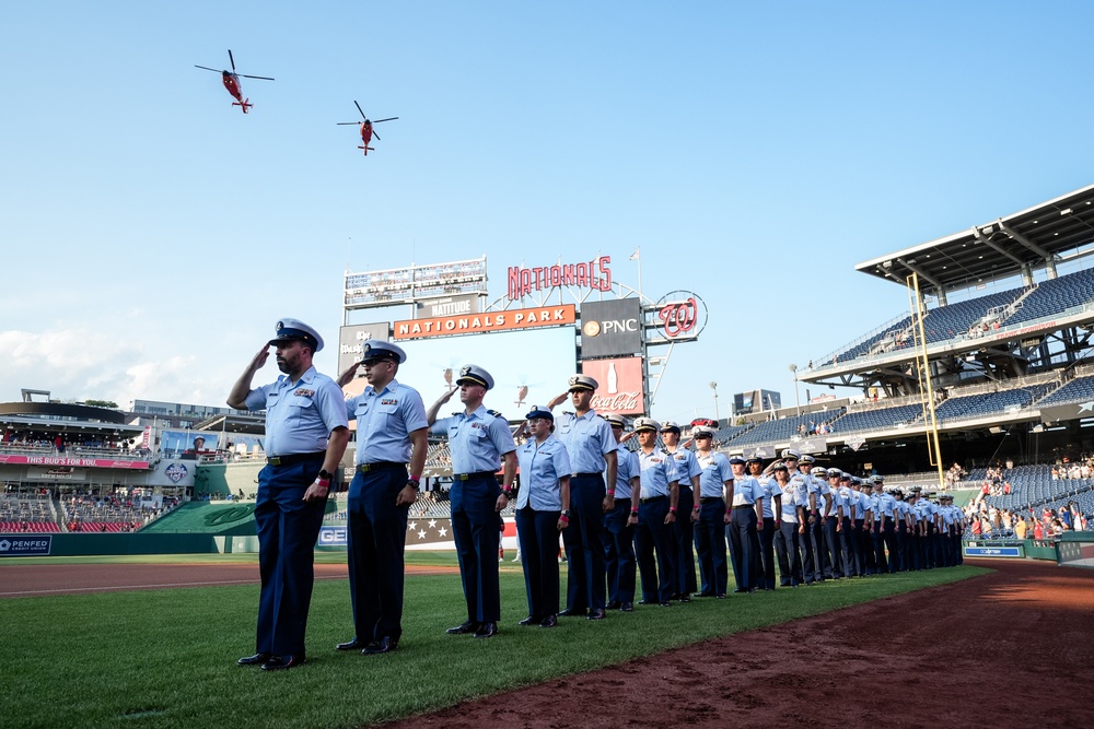 2024 Coast Guard Day Pre-Game Ceremony Washington Nationals