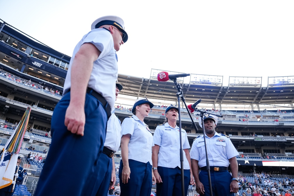 2024 Coast Guard Day Pre-Game Ceremony Washington Nationals