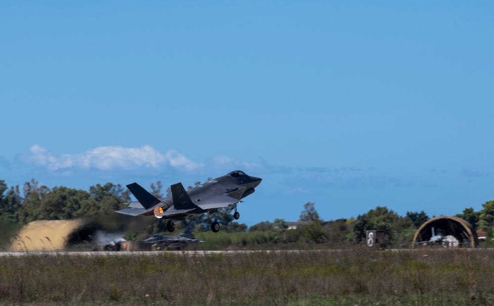 U.S. F-35s launch into Ramstein Flag exercise alongside NATO allies