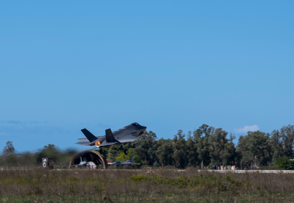 U.S. F-35s launch into Ramstein Flag exercise alongside NATO allies