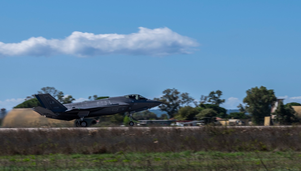 U.S. F-35s launch into Ramstein Flag exercise alongside NATO allies