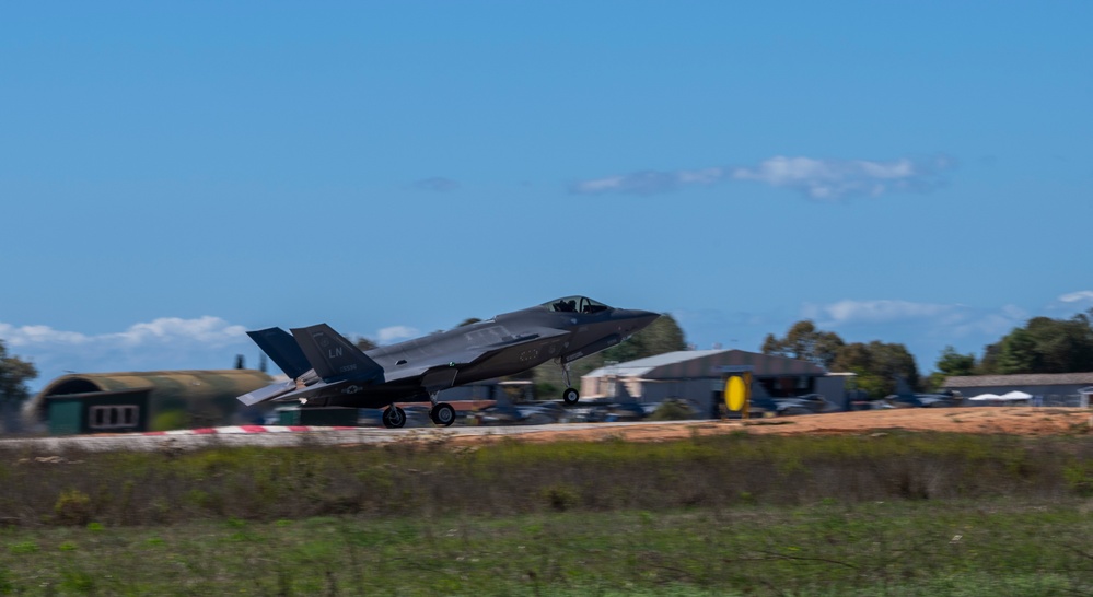 U.S. F-35s launch into Ramstein Flag exercise alongside NATO allies