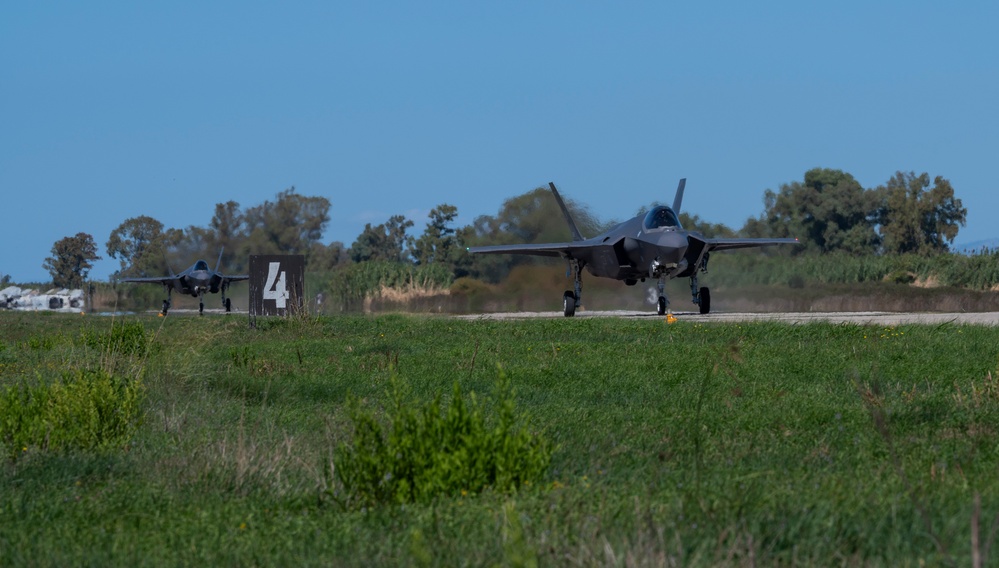 U.S. F-35s launch into Ramstein Flag exercise alongside NATO allies