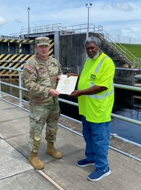 Vernon Boyd receives award for 50 years of service
