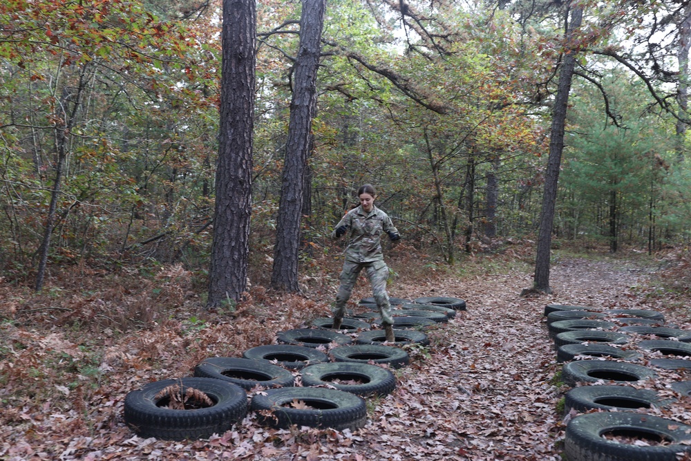 Nimbly going through tires