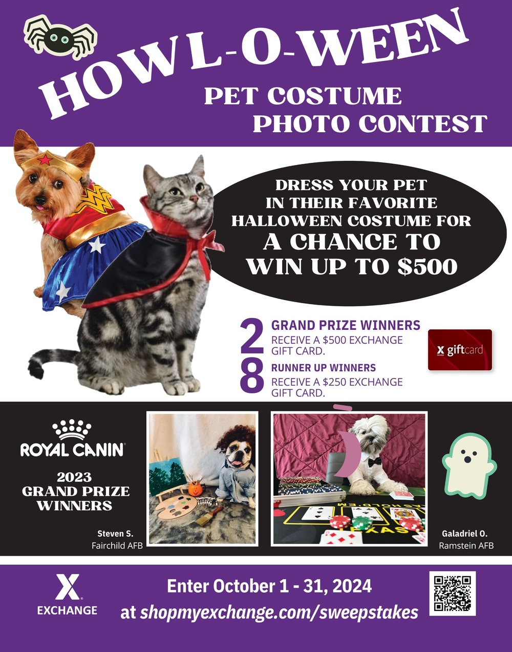 Spooky Sidekicks Can Help Exchange Shoppers Win Big in Howl-O-Ween Pet Photo Contest