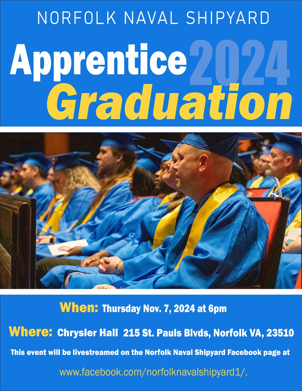 NNSY Apprentice Graduation Will Be Held Nov. 7