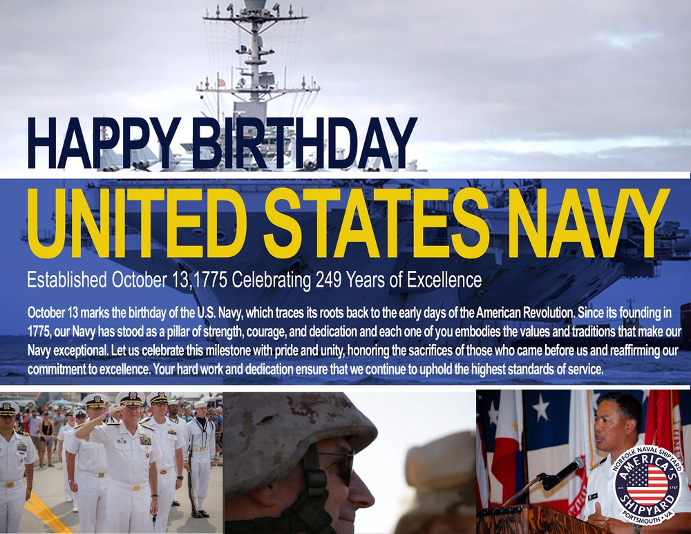 NNSY Celebrates Navy Birthday