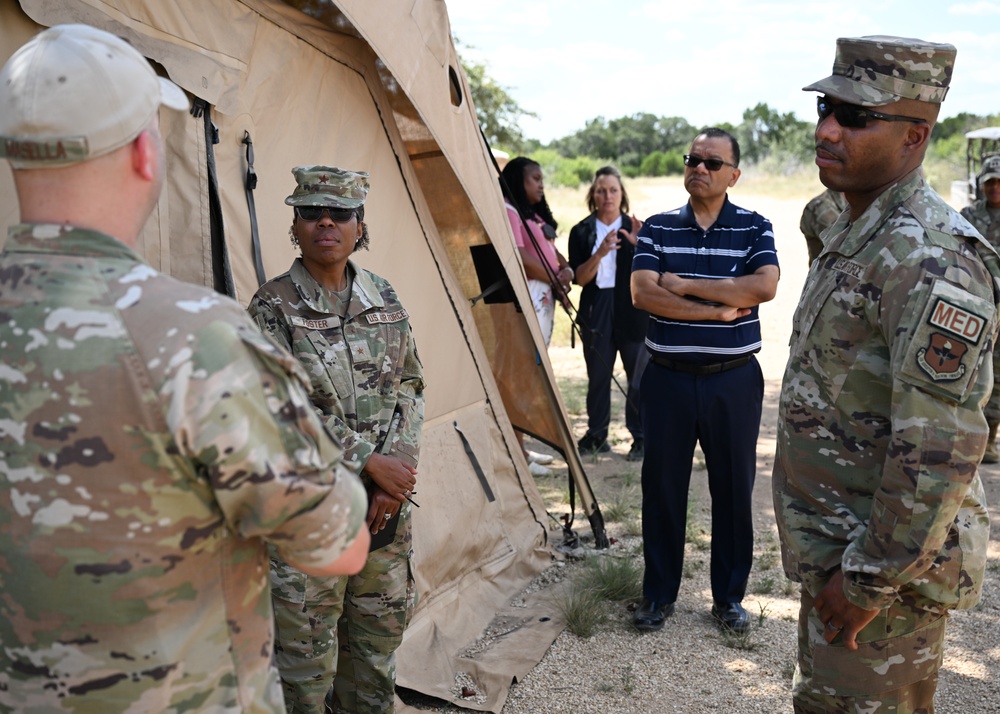 59th Medical Wing commander immersion at Camp Bullis