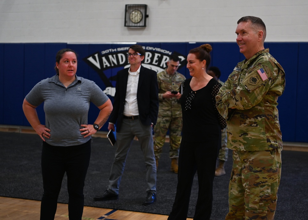 Lt. Gen. Shawn Bratton Visits VSFB for New Quality of Life Initiatives