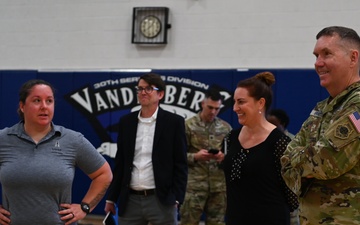 Lt. Gen. Shawn Bratton Visits VSFB for New Quality of Life Initiatives