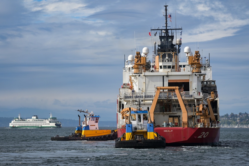 Coast Guard Cutter Healy departs Seattle to resume Arctic Operations