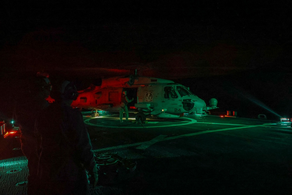 USS Arleigh Burke Flight Quarters