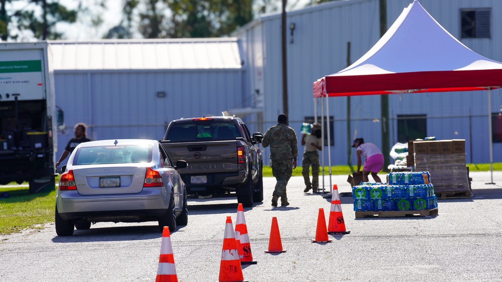 FEMA Distributes Water, Meals and Tarps in Lowndes County, Georgia