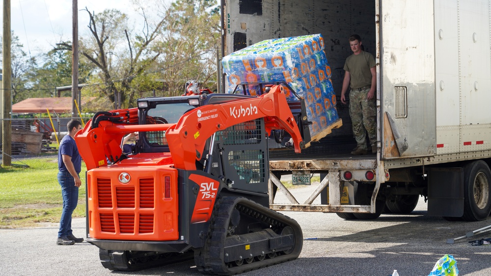 FEMA Distributes Water, Meals and Tarps in Lowndes County, Georgia