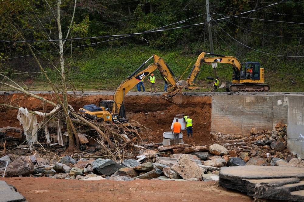 FEMA Responds to Hurricane Helene Damage in Swannanoa, North Carolina