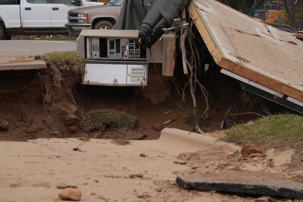 FEMA Responds to Hurricane Helene Damage in Swannanoa, North Carolina