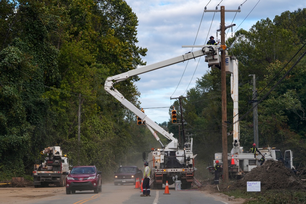 FEMA Responds to Hurricane Helene Damage in Swannanoa, North Carolina