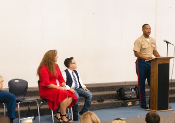 CLB-22 Participates in an Adopt-A-School Event