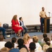 CLB-22 Participates in an Adopt-A-School Event