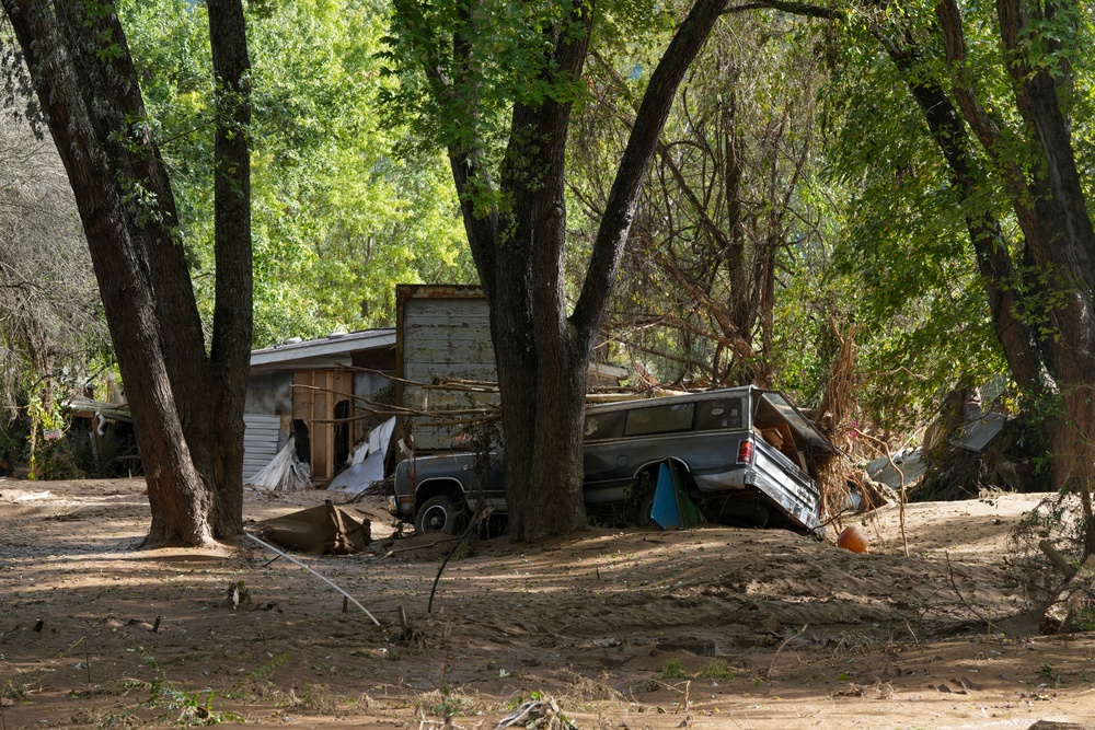 FEMA Responds to Hurricane Helene Damage in Swannanoa, North Carolina