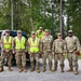 Georgia State Defense Force cvolunteers assist with road clearing operations in Augusta