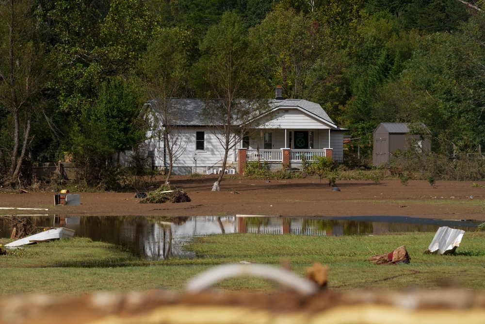 FEMA Responds to Hurricane Helene Damage in Swannanoa, North Carolina