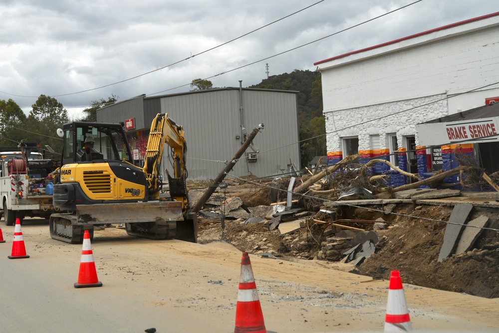 FEMA Responds to Hurricane Helene Damage in Swannanoa, North Carolina