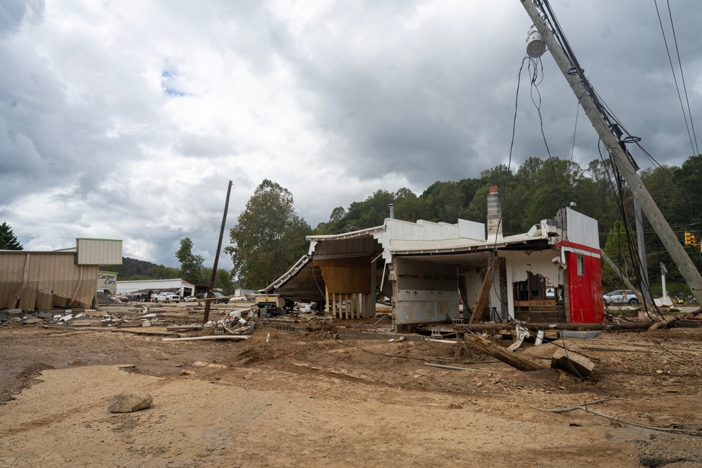 FEMA Responds to Hurricane Helene Damage in Swannanoa, North Carolina