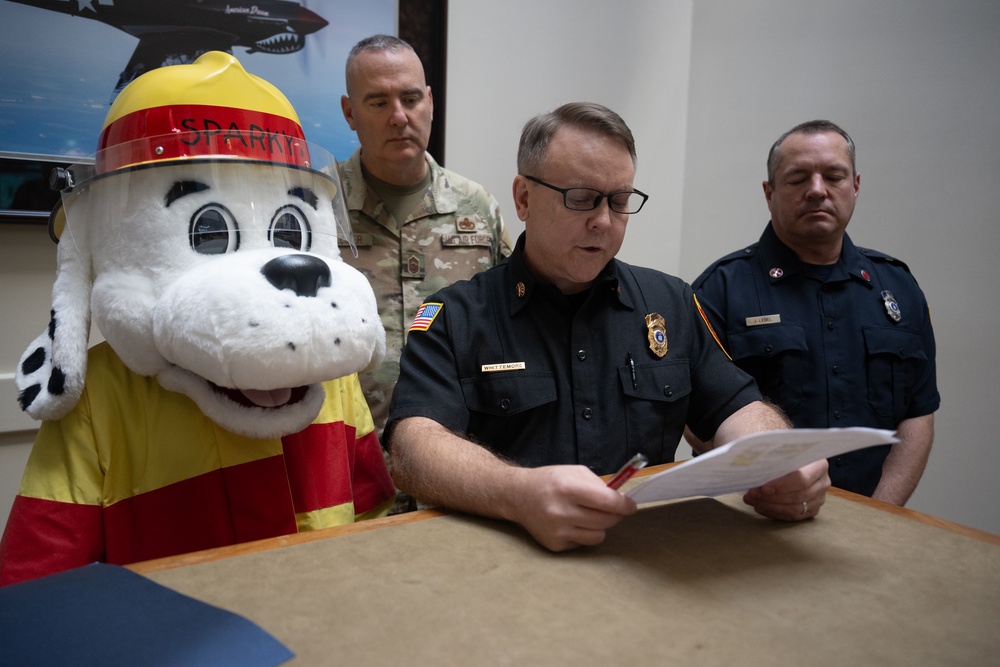 Hanscom observes fire prevention week