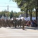 Fort McCoy Garrison Commander leads Army Band in Cranfest Parade