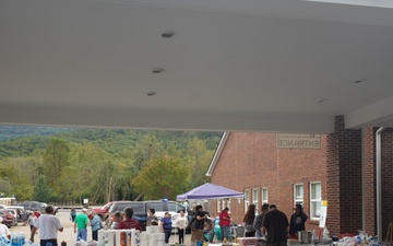 Volunteers Distribute Essential Supplies in Swannonoa, North Carolina