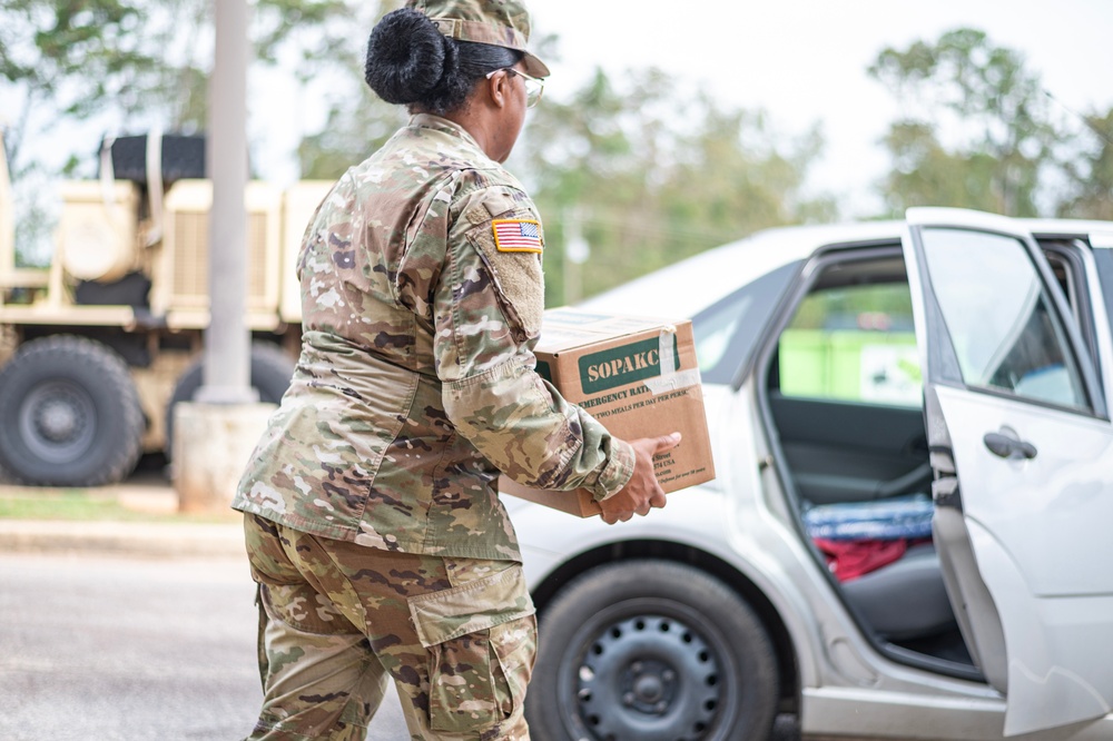 20241001 - 59th Aviation Troop Command Conducts Point of Distribution in Saluda, South Carolina